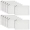 Juvale 12-Pack Bulk Blank Canvas Zipper Pouch Set, 8x6" Canvas Pencil Pouch with Zipper for Cosmetic & DIY Crafts, Pens, Markers, Scissors, Makeup Brushes, Lip Gloss, Hair Clips